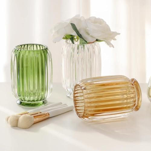 Stylish Glass Toothbrush Holder for Small Spaces