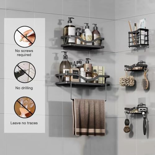 8-Piece shower caddy adhesive replacement