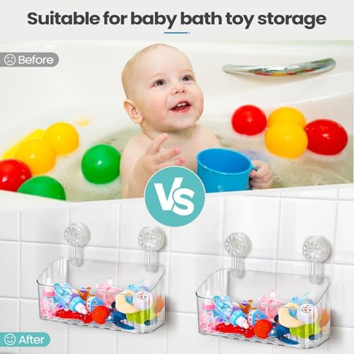 3-Pack Bath Toy Storage Holder