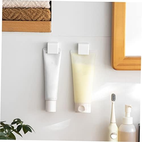 TOPPERFUNBathroom Toothpaste Wall Holder White