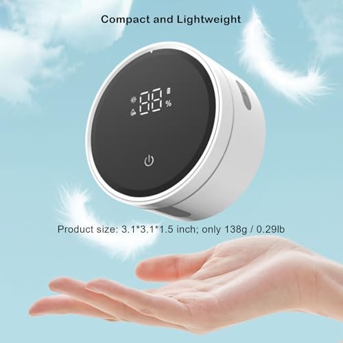 Compact Wall-Mounted Toothbrush Razor Holder with Smart Sensors