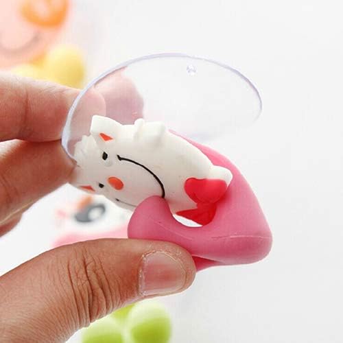 Baost Creative Cute silicone Toothbrush Holder Suction Cup Design for Kids