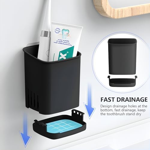 Sturdy Toothbrush Toothpaste Holder for Bathroom Kitchen