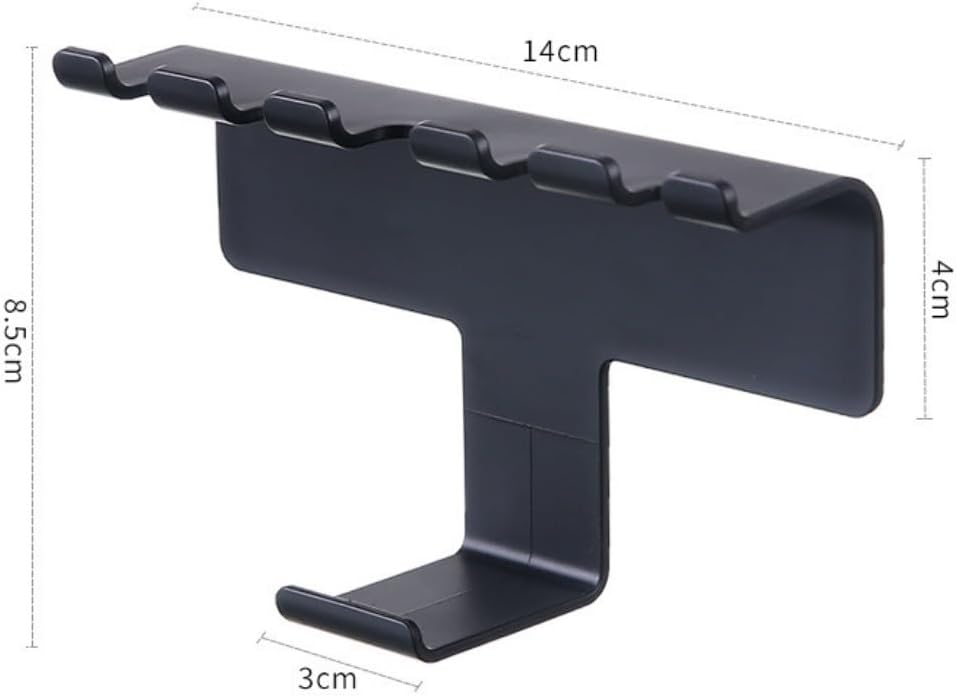 5-Slot Wall-Mounted Toothbrush Holder