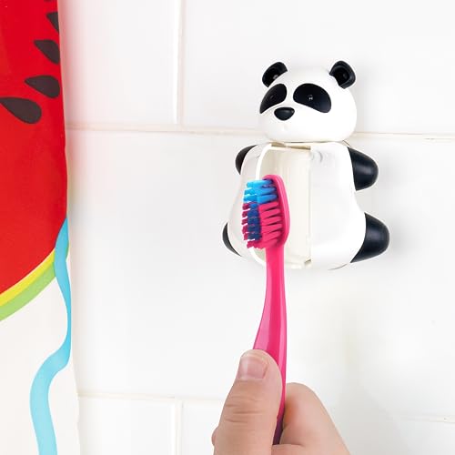 Flipper Fur Friends Series - 3 Piece Plush Toothbrush Covers for Kids