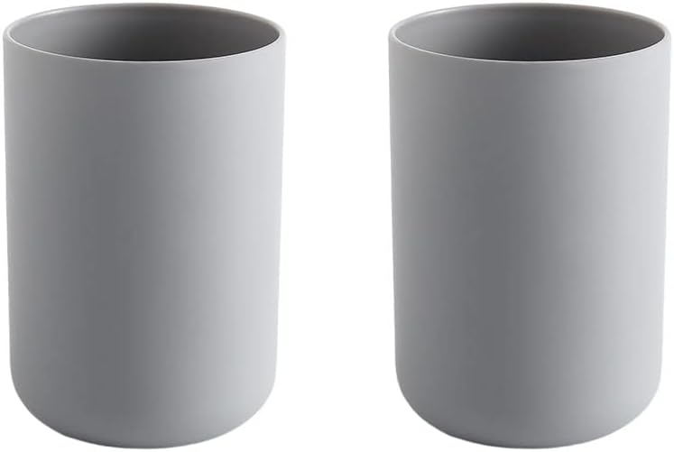 Japanese Style Toothbrush Holder 2pcs Gray