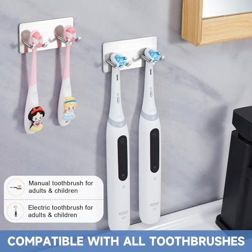 Oukimly Wall Mounted Toothbrush Holder