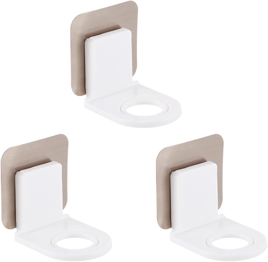 Pokinge 3-Piece Shampoo Holder Set for Bathrooms