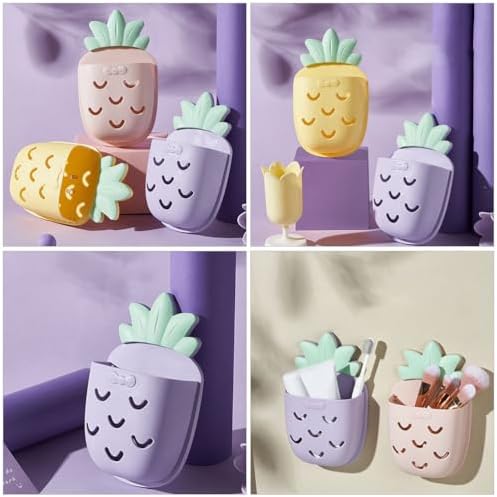 Hemoton Pineapple Wall Organizer 2-Pack