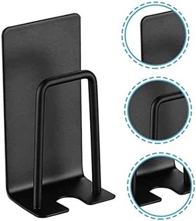 2-Piece Wall Adhesive Toothbrush Holder Stainless Steel Surface for Easy Cleaning