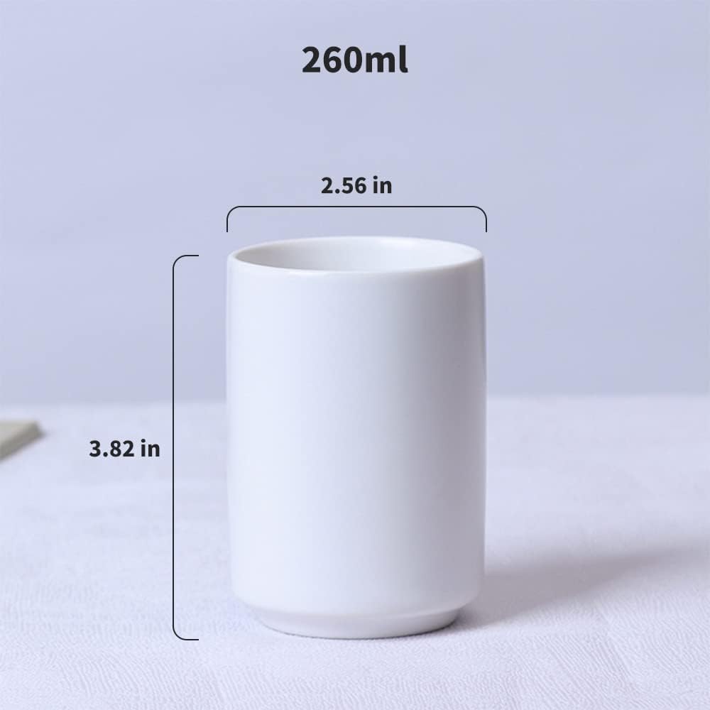 Ceramic Cup Holder 2 Pcs White Black