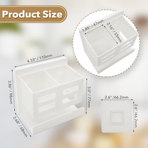 Feenhag Toothbrush Holder Wall Mounted White