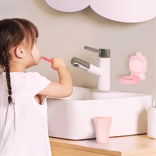 Durable Pink Toothbrush Holder WallsMounted