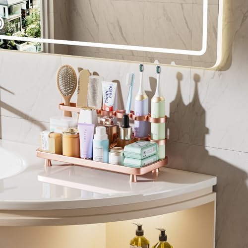 Electric Toothbrush Holder - Rose Gold Design for Clean and Convenient Daily Use
