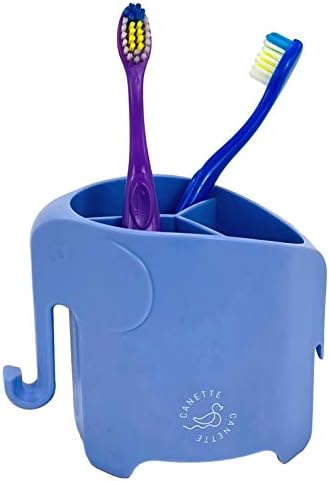 Cute Elephant Toothbrush Holder for Kids Adults Purple