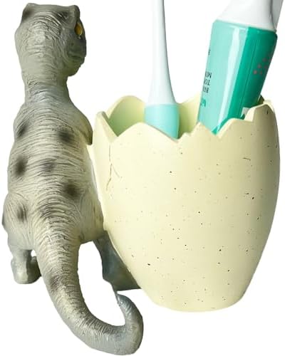 FlidRunest Dinosaur Toothbrush Holder
