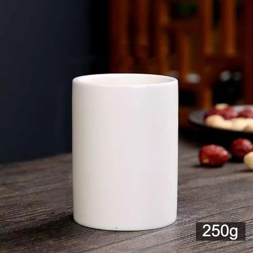 RabyLeo Simple Ceramic Mouthwash Cup Frosted Toothbrush Holder
