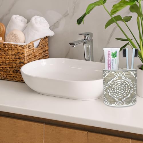 Resin Toothbrush Holder - Cute Bathroom Organizer for Kids
