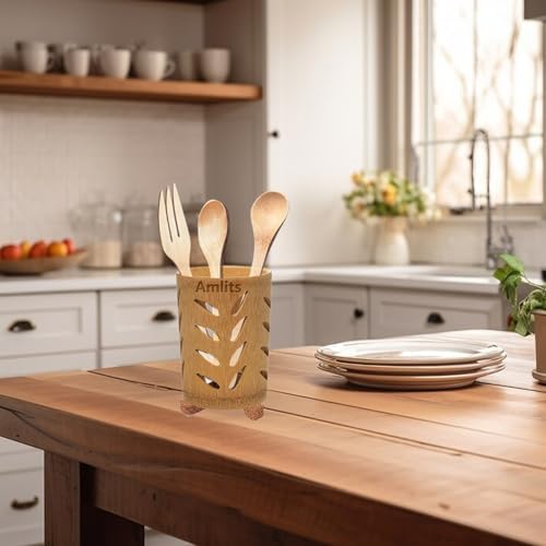 Bamboo Toothbrush Holder - Quick Drying Single-Piece Design