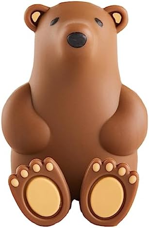 Cute Cartoon Bear Toothbrush Holder With Suction Cup