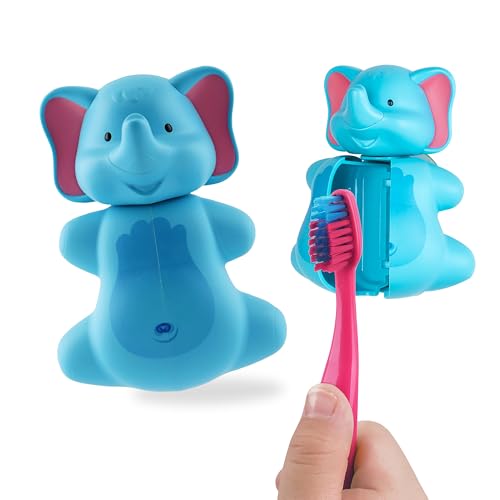 Fun Animal Elephant Toothbrush Cover - Makes Brushing Enjoyable