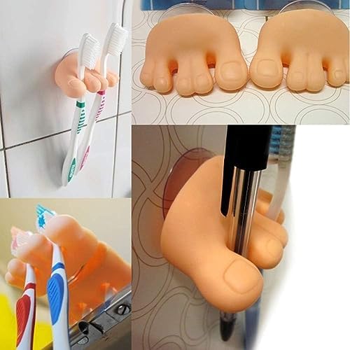 Funny Functional Toothbrush Holder with Suction Cup
