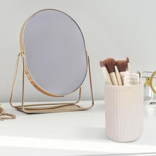 BosilunLife Ceramic Toothbrush Holder - 12oz Beige