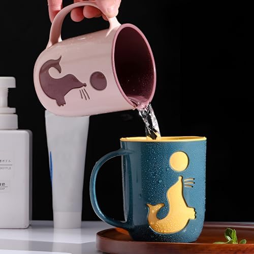 Unique Toothbrush Cup 4-Pack for Bathroom