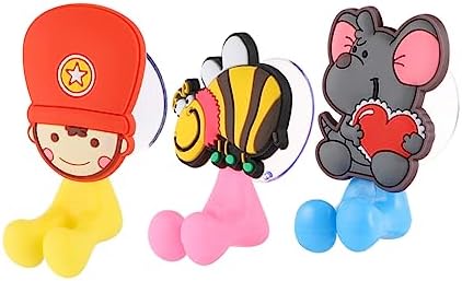 Eco-Friendly Cartoon Suction Cup Toothbrush Holders for Kids