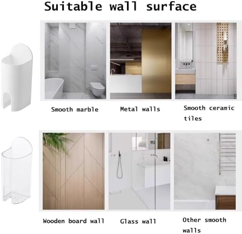 Sturdy Rechargeable Electric Toothbrush Holder Wall Mounted With Universal Fit