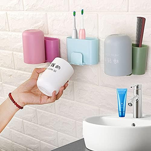 Durable Wall-Mounted Toothbrush Holder