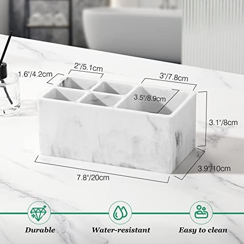 Luxspire Toothbrush Holder with 5 Slots