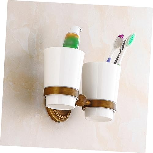 Vivid Wall-Mounted Toothbrush Cup Holder