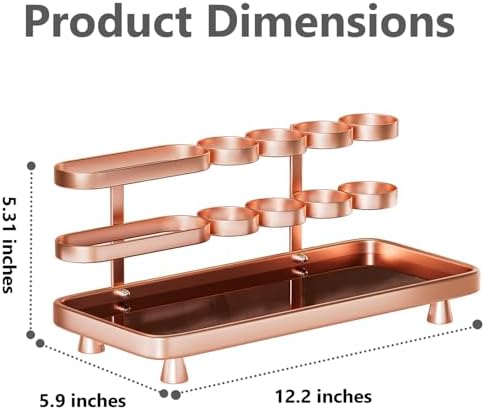 Electric Toothbrush Holder - Rose Gold Design for Clean and Convenient Daily Use