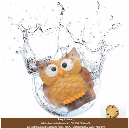 Adorable Owl Toothbrush Holder