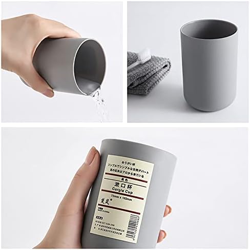 Reusable Plastic Bathroom Tumbler for mouthwash toothbrush and more