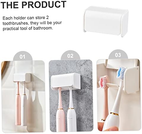 Space-Saving Wall-Mounted Toothbrush Holder