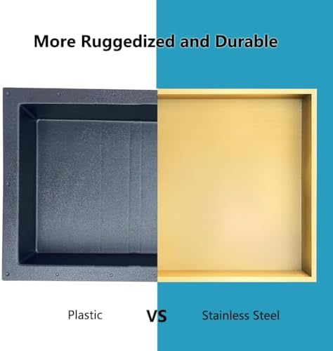Sturdy Stainless Steel Showers Niche for Bathroom Kitchen and More