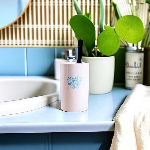Stylish Ceramic Tumbler Cup for Toothbrush More