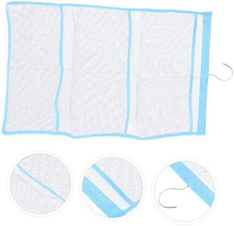 Quick-Dry Mesh Shower Organizer with 6 Pockets for Bathroom Accessories