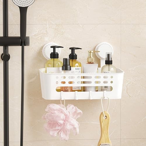 Effortless Suction Cup Shower Caddy