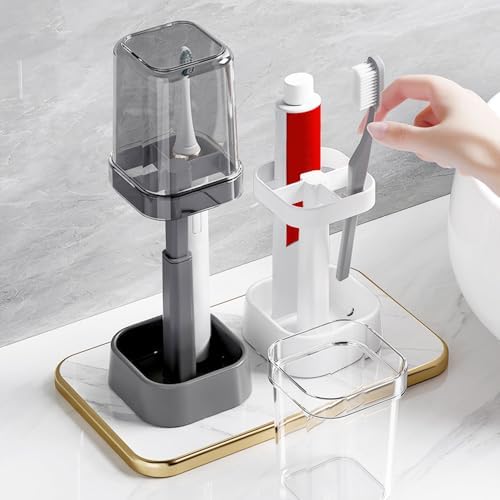 Premium Toothbrush Organizer Stylish Compact Durable