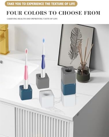 Sleek Mini Ceramic Toothbrush Holder Stand