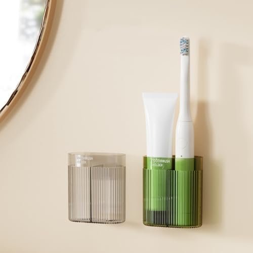 Fast-Attach Electric Toothbrush Holder for Walls YUSHTPO