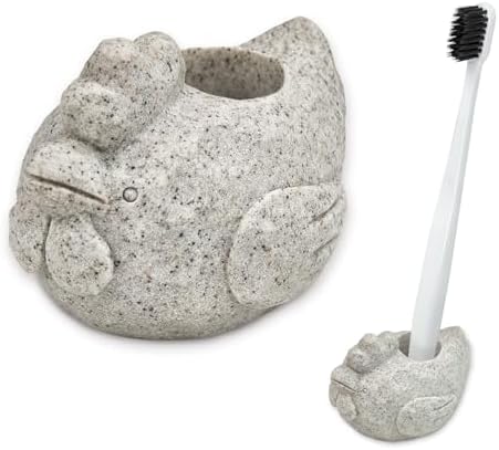 Cute Cartoon Toothbrush Stand with Animal Design
