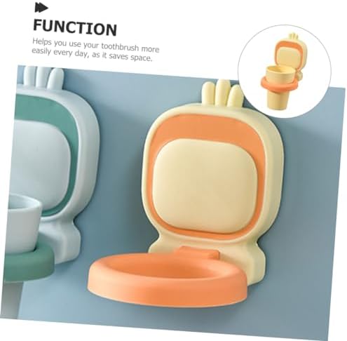 Ciieeo 1set Wall Mounted Toothbrush Holder