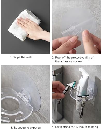 UlafbwurWall-Mounted Toothbrush Holder