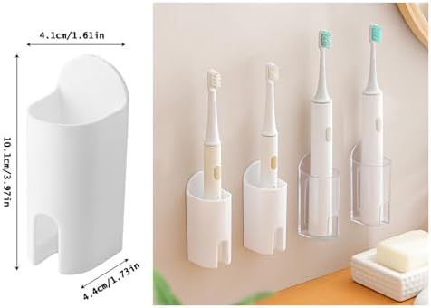 Sturdy Rechargeable Electric Toothbrush Holder Wall Mounted With Universal Fit