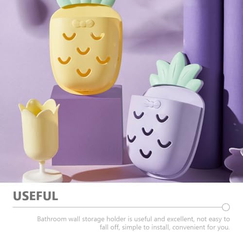 Hemoton Pineapple Wall Organizer 2-Pack