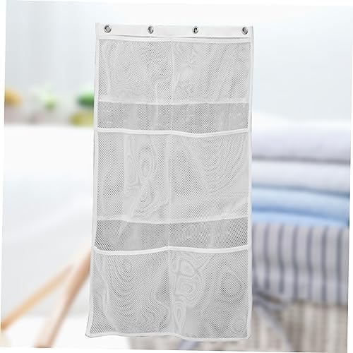 Hanging Mesh Shower Organizer Bag for Shampoo Conditioner and Toys